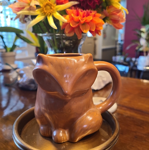 Threshold Fox Mug 11oz Stoneware Coffee Tea Cup Mug Fall Autumn Target - Picture 1 of 5